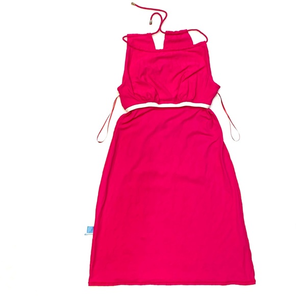 J.MCLAUGHLIN Maria Halter Dress Jacquard Dress - Picture 10 of 10